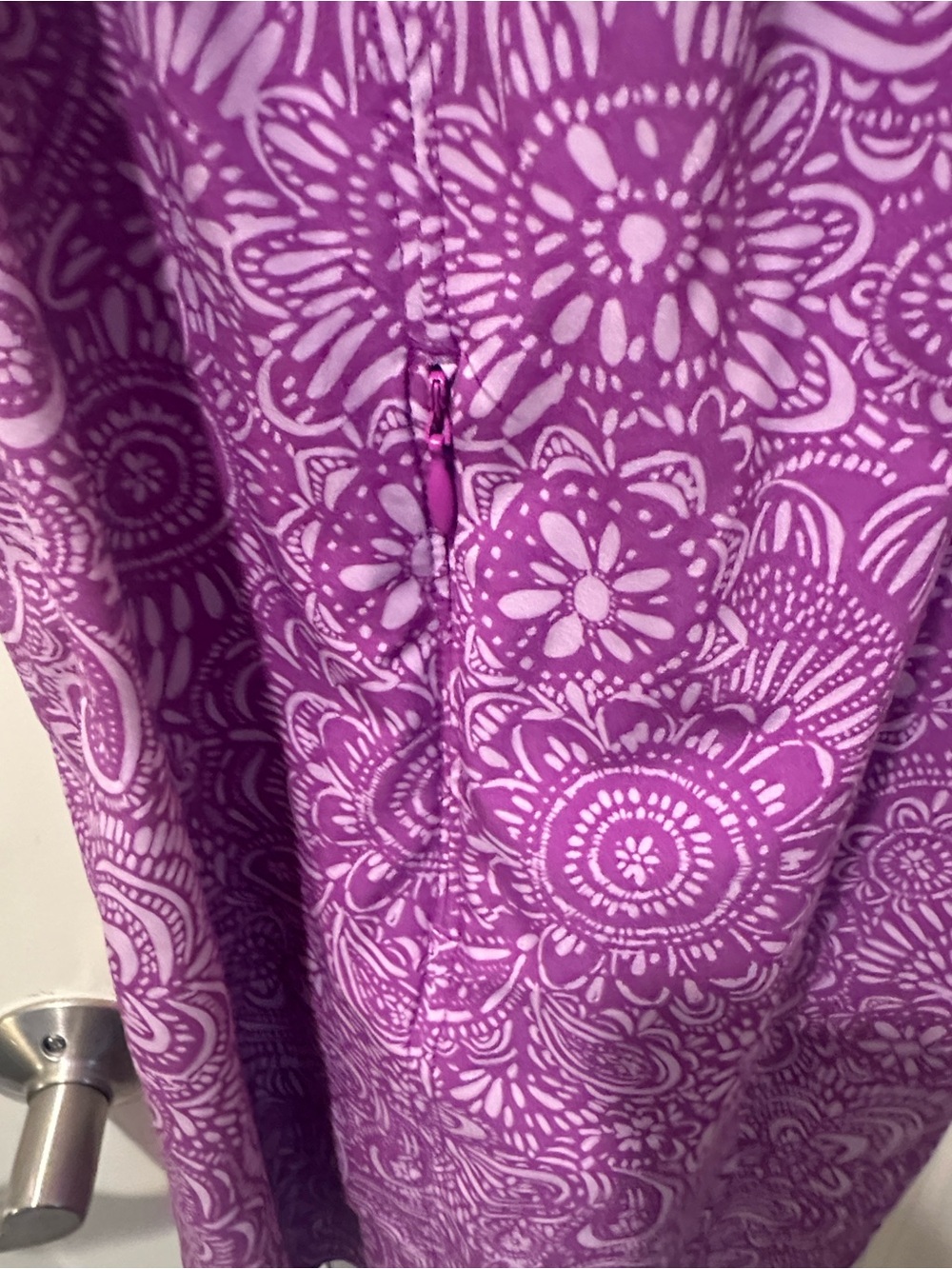Athleta Purple Lace-Trim Chemise Dress - Picture 5 of 9